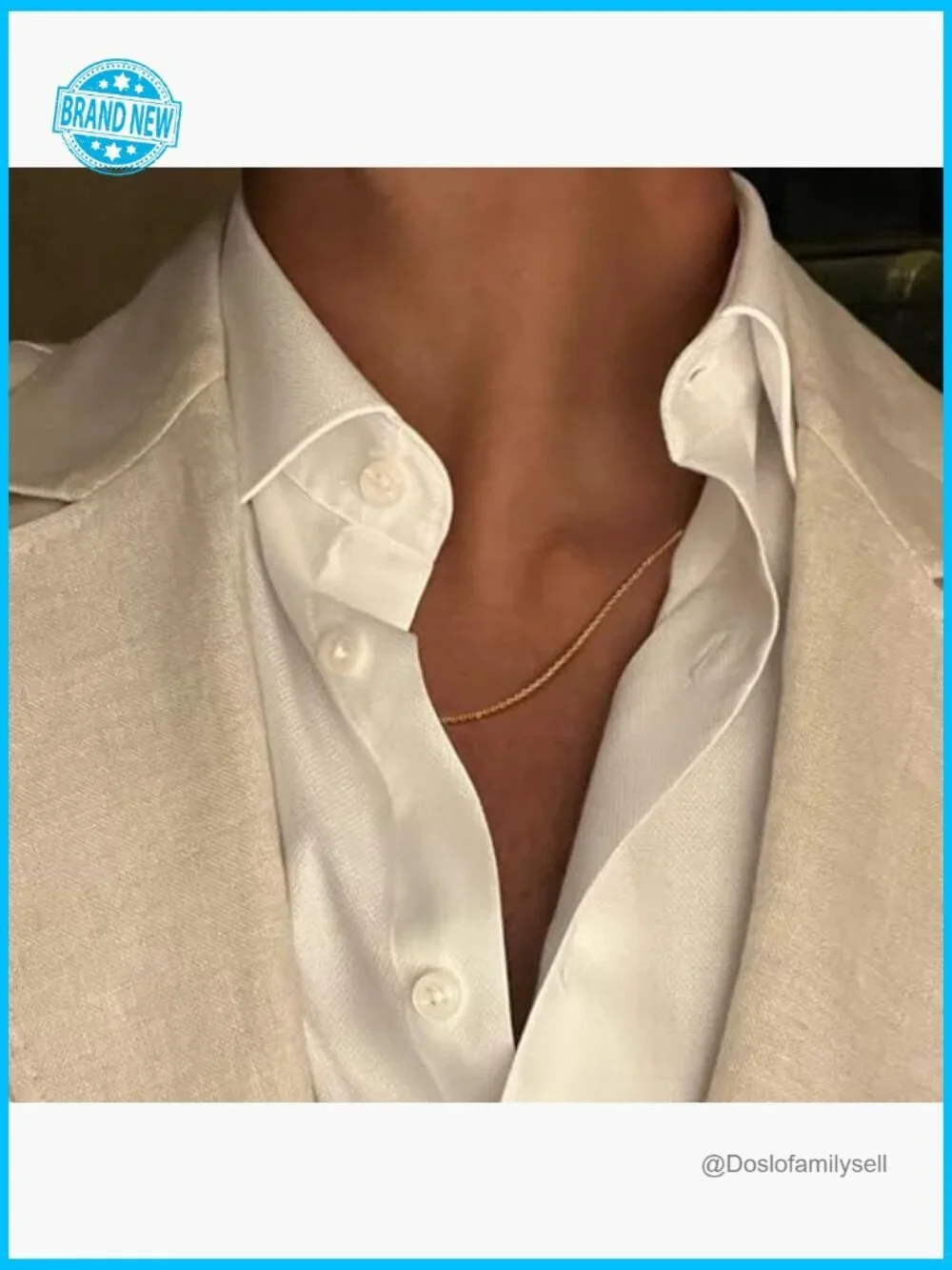 14K Gold Cable Chain Necklace Dainty Minimalist Elegant Unisex Thin 1mm